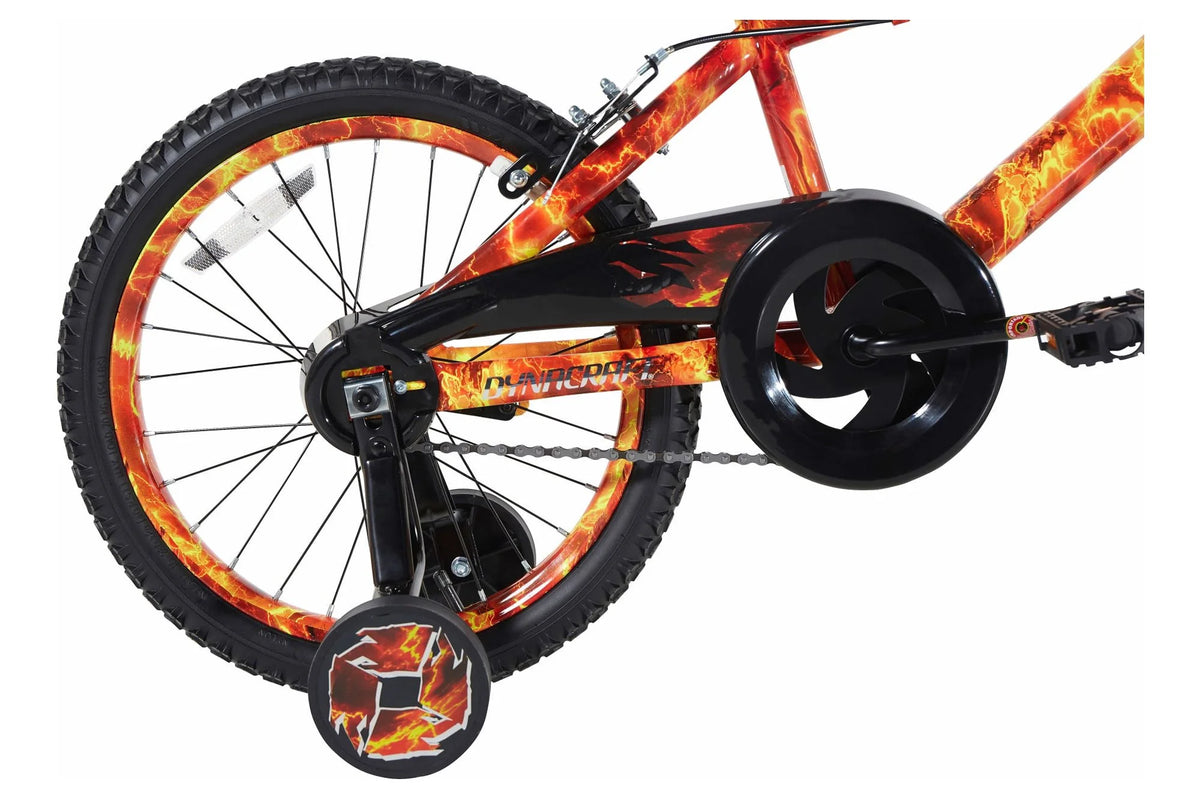 18" Dynacraft Firestorm Boys Bike, BMX, Ages 6 - 9, Durable Steel Frame