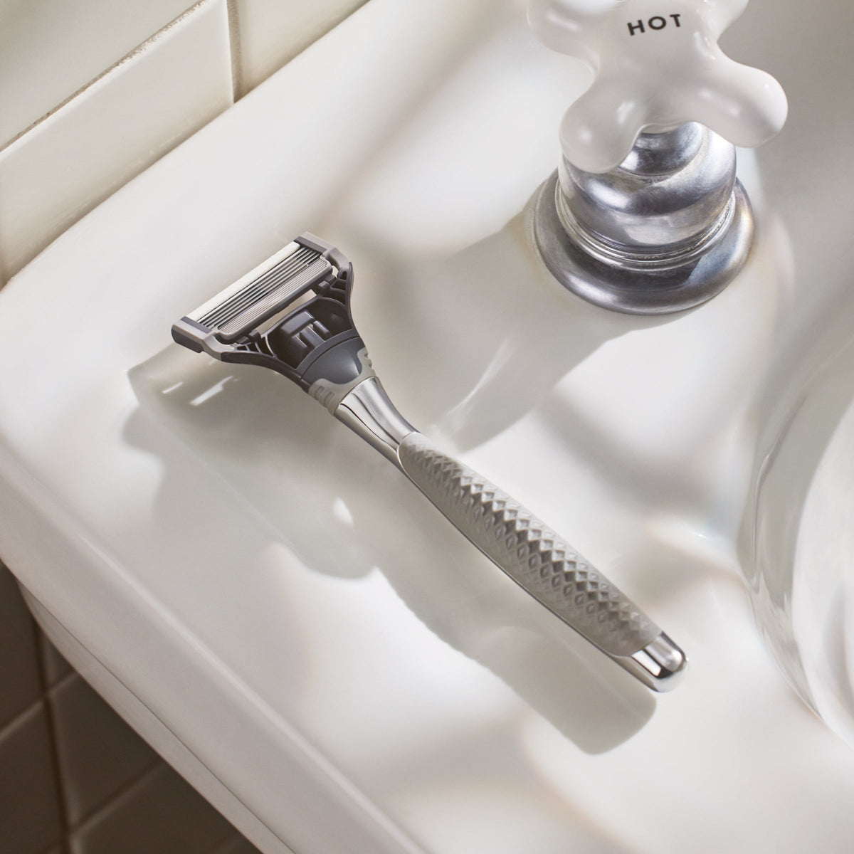 Harry's Chrome Handle / Chrome - Silver / Shave Cream