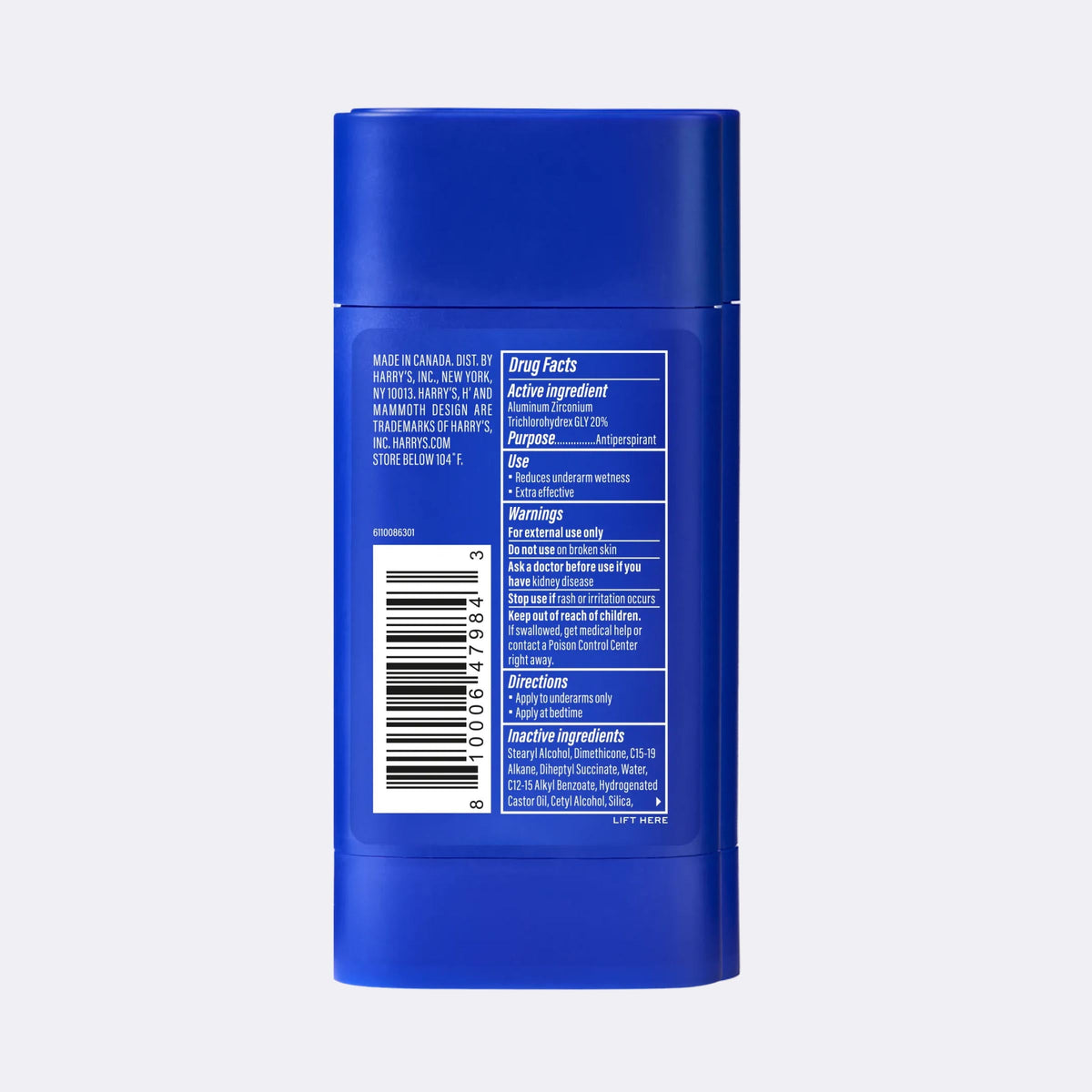 Wildlands Extra-Strength Antiperspirant | 72 HR Sweat & Odor Protection